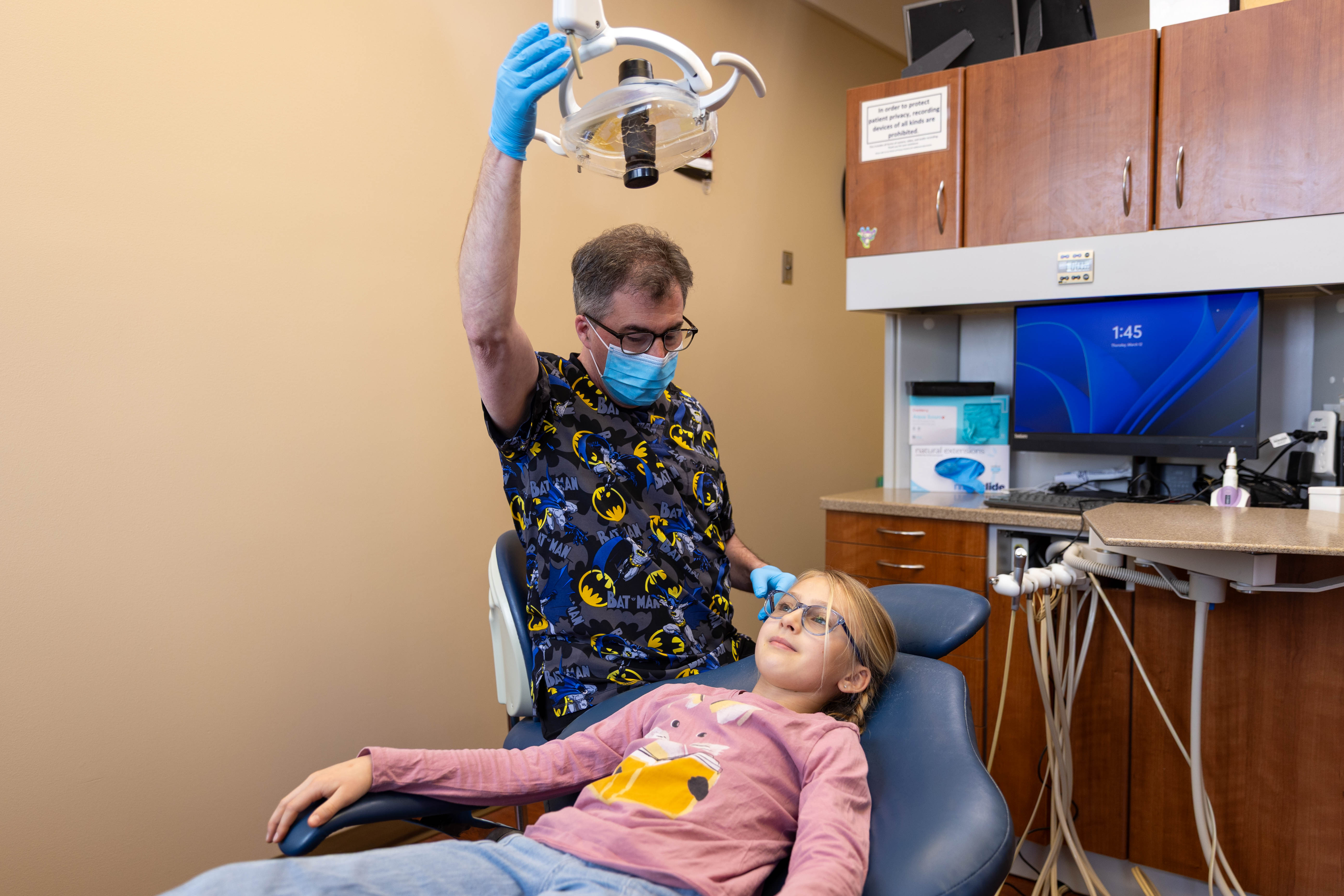 Child smiling at a Tooth Town visit